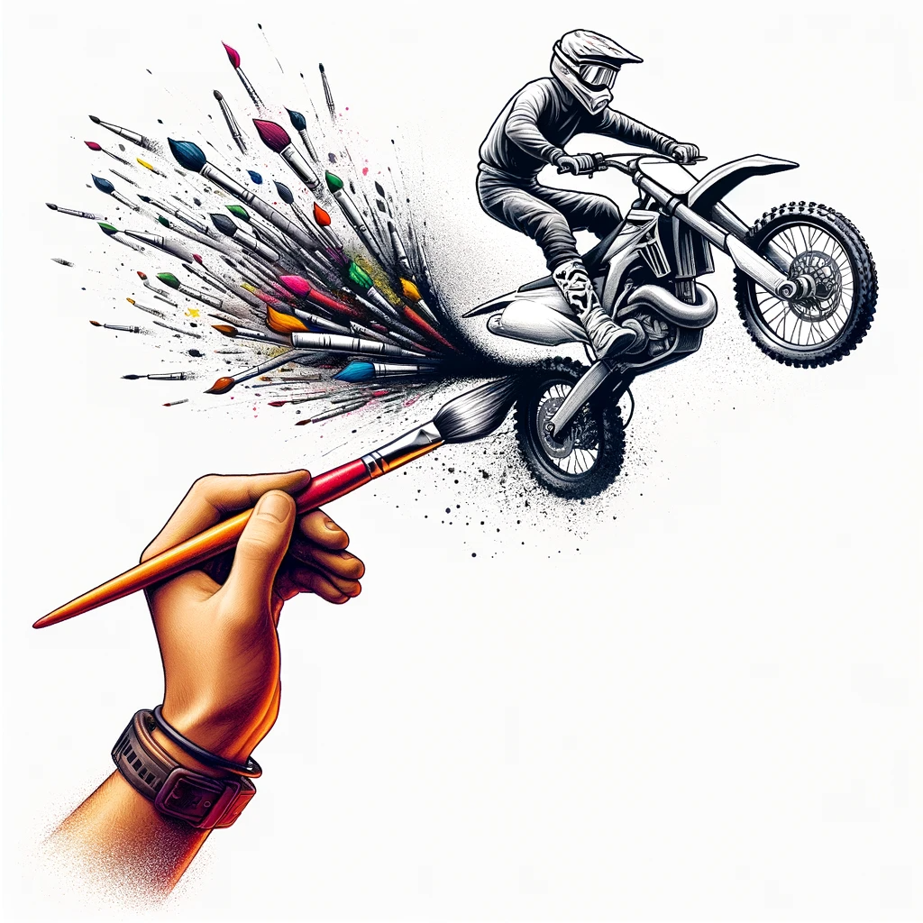 ARTE Motocross: ¿De artistas o de Locura Mecánica? Hablamos de Estilo libre ¡Arte en el aire!